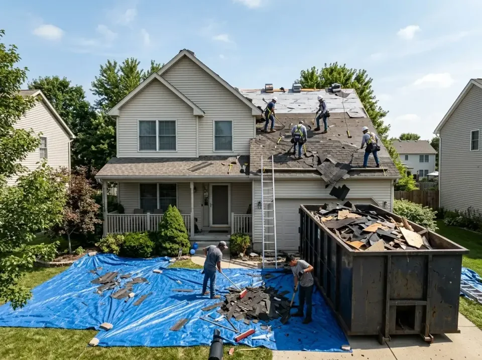 roof-replacement-debris-remova-004 — frequently asked questions, Cheapest Dumpster Rentals in Pistakee Highlands, IL